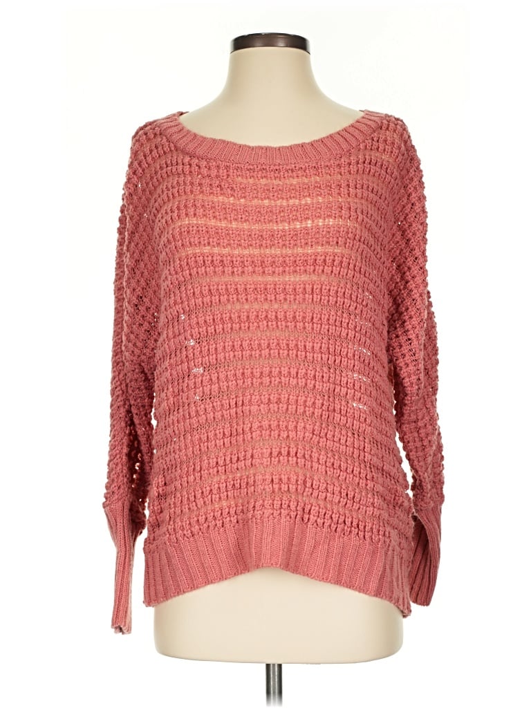 Pre-owned Express Outlet Pullover Sweater In Pink