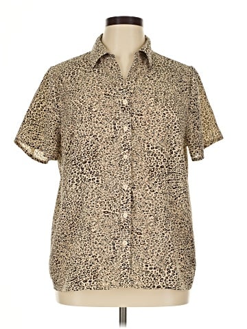 Cj Banks Short Sleeve Blouse (view 1)