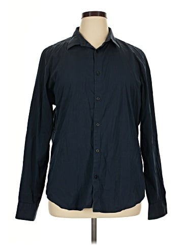 Calvin Klein Long Sleeve Button-Down Shirt (view 1)