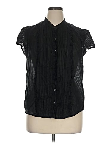 Daisy Fuentes Short Sleeve Blouse (view 1)
