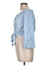 rue21 Blue 3/4 Sleeve Blouse Size M - photo 5