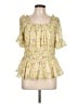 Cato Yellow 3/4 Sleeve Blouse Size L - photo 1