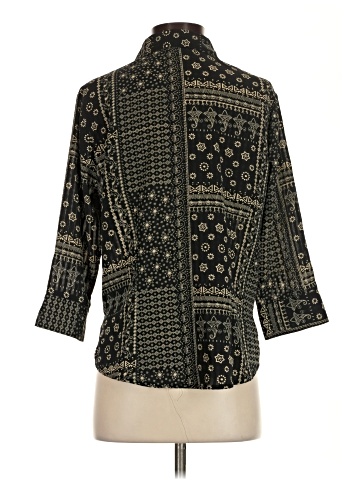 Joanna 3/4 Sleeve Button-Down Shirt (view 2)