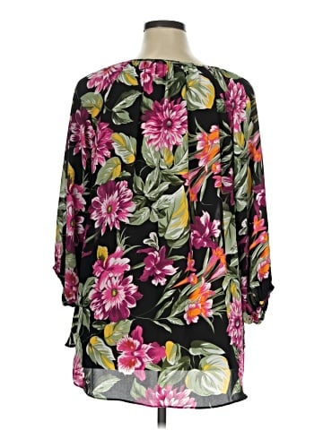 Premise Studio 3/4 Sleeve Blouse (view 2)