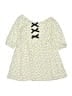 Little Lass Polka Dots Ivory Dress Size 5 - photo 1