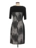 Connected Apparel Graphic Black Cocktail Dress Size 10 - photo 2