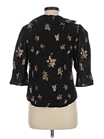 Ultra Pink 3/4 Sleeve Blouse (view 2)