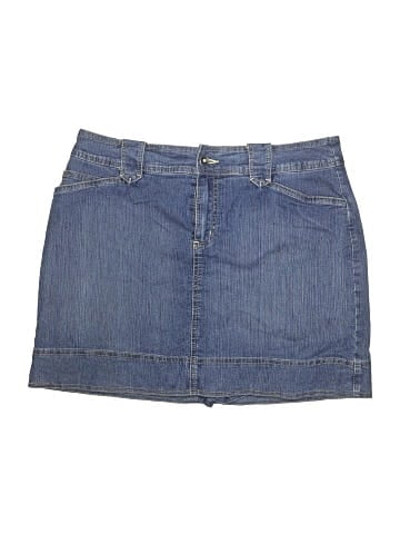 St. John's Bay Denim Skirt (view 1)