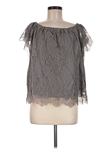 Gold Hawk Short Sleeve Blouse (view 1)