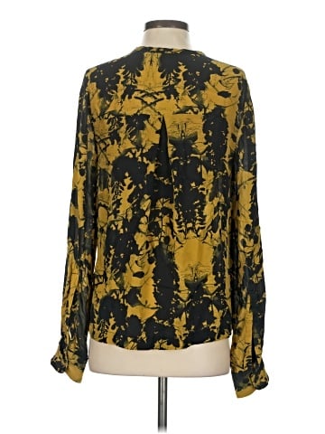 A.L.C. Long Sleeve Silk Top (view 2)