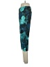 Danskin Now Floral Teal Active Pants Size 4 - 6 - photo 5