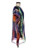 Echo 100% Polyester Orange Kimono Size M - photo 4