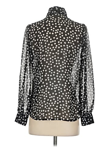 Eva Mendes by New York & Company Long Sleeve Blouse (view 2)