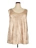 Roaman's Metallic Gold Sleeveless Blouse Size 18 (L) - photo 1