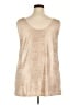 Roaman's Metallic Gold Sleeveless Blouse Size 18 (L) - photo 2