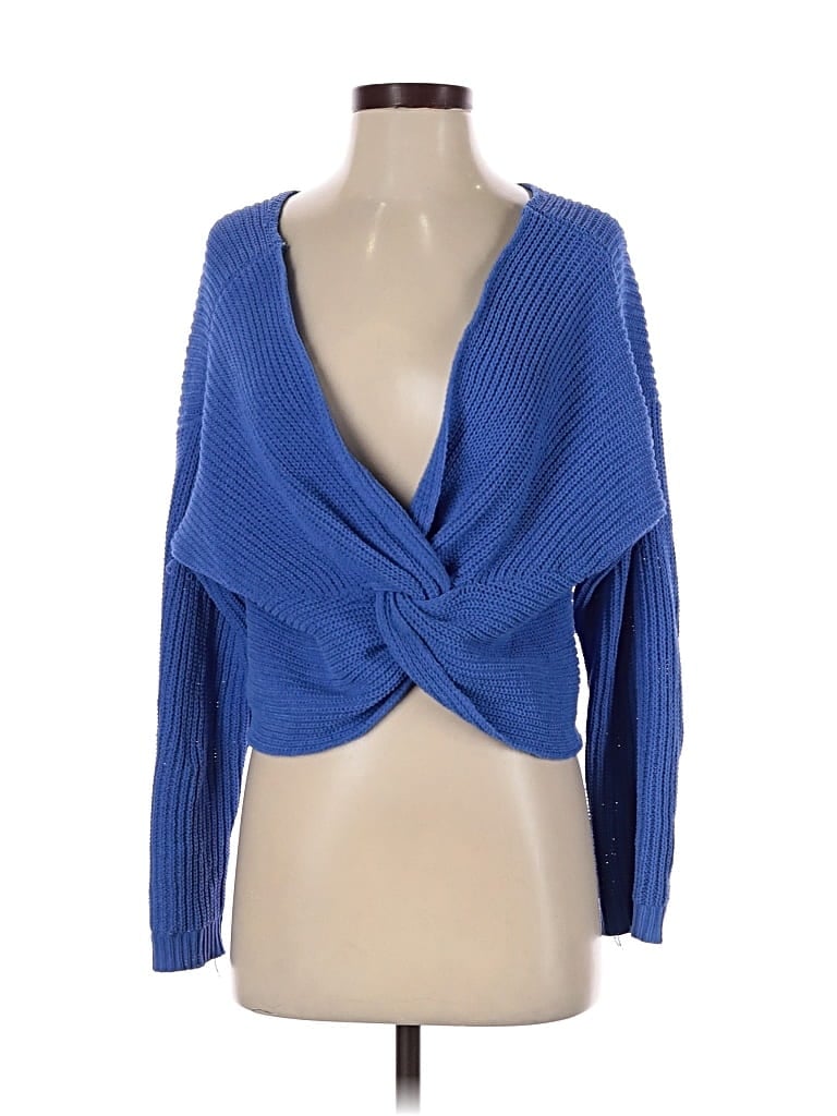 Pre-owned Jessica Simpson Pullover Sweater In Blue