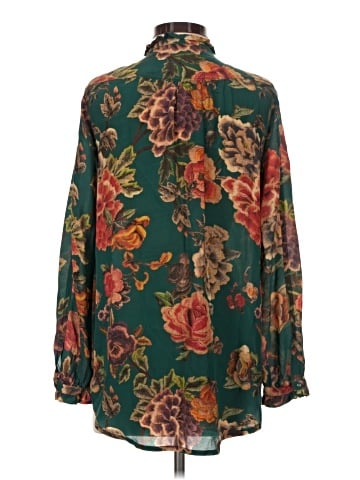 Johnny Was Long Sleeve Silk Top (view 2)