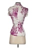 Bebe Purple Short Sleeve Blouse Size XS - photo 2