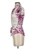 Bebe Purple Short Sleeve Blouse Size XS - photo 5