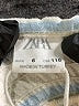 Zara Stripes Ivory Shorts Size 6 - photo 3