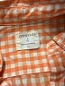 Crewcuts Checkered-gingham Orange Short Sleeve Button-Down Shirt Size 10 - photo 3