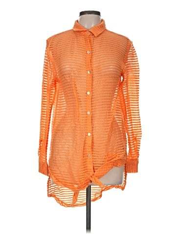 Haute Hippie Long Sleeve Button-Down Shirt (view 1)