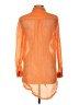 Haute Hippie Orange Long Sleeve Button-Down Shirt Size M - photo 2