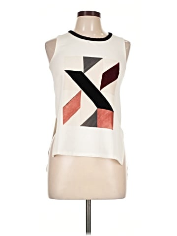 Zara W&B Collection Sleeveless T-Shirt (view 1)