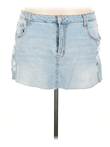 No Boundaries Denim Skirt (view 1)
