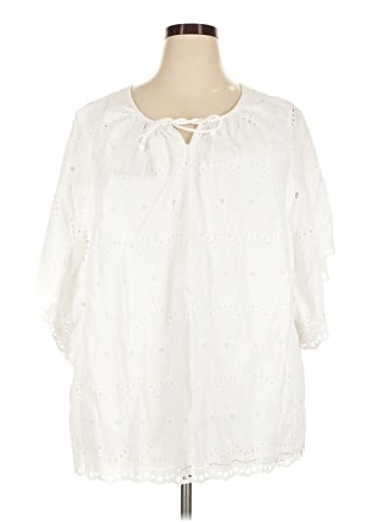 Catherines 3/4 Sleeve Blouse (view 1)