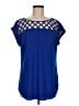 Express Blue Short Sleeve Top Size M - photo 1
