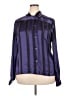 Givenchy En Plus Stripes Purple Long Sleeve Blouse Size 18 - photo 1