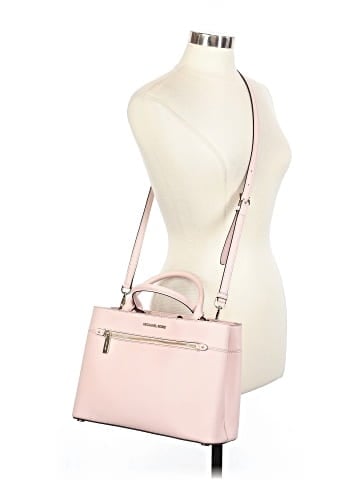 MICHAEL Michael Kors Leather Satchel (view 2)