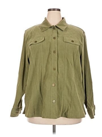 Alfred Dunner Long Sleeve Polo (view 1)