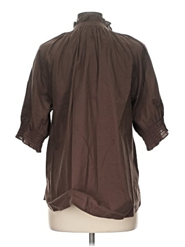 Bobi 3/4 Sleeve Button-Down Shirt (view 2)