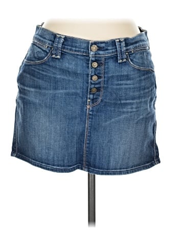 7 For All Mankind Denim Skirt (view 1)