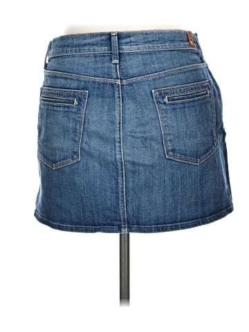 7 For All Mankind Denim Skirt (view 2)