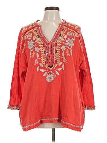 Johnny Was 3/4 Sleeve Blouse (view 1)