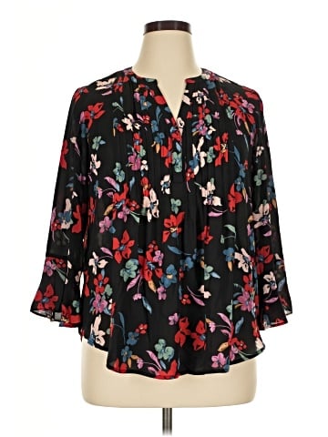 Style&Co 3/4 Sleeve Blouse (view 1)