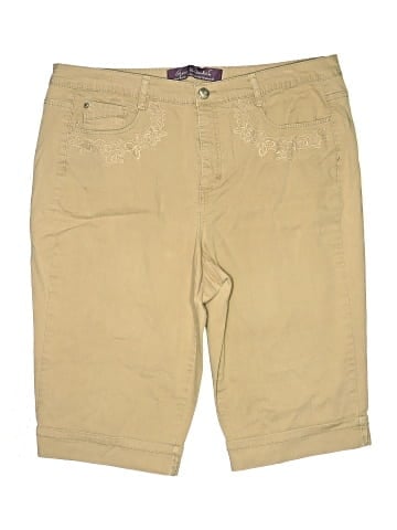 Gloria Vanderbilt Khaki Shorts (view 1)