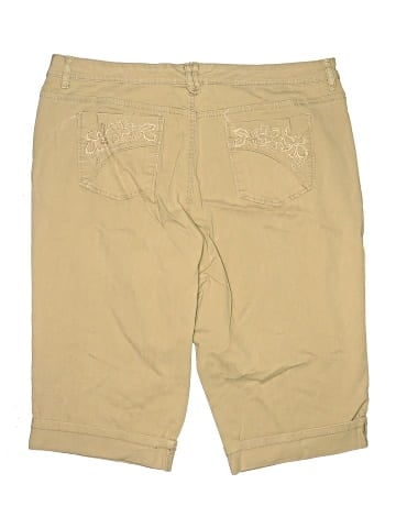 Gloria Vanderbilt Khaki Shorts (view 2)
