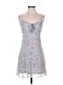 No Comment Floral Blue Casual Dress Size S - photo 1
