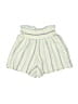 Zara Stripes Ivory Shorts Size 6 - photo 1