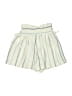 Zara Stripes Ivory Shorts Size 6 - photo 2