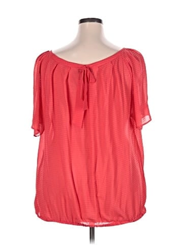 a.n.a. A New Approach Short Sleeve Blouse (view 2)