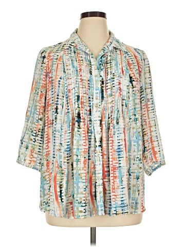 Investments 3/4 Sleeve Blouse (view 1)