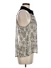 Bebe Silver Sleeveless Blouse Size M - photo 4