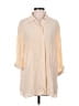 Assorted Brands 100% Silk Ivory 3/4 Sleeve Silk Top Size S - photo 1