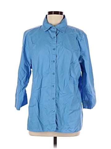 Studio Works 3/4 Sleeve Button-Down Shirt (view 1)