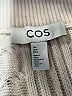 Cos 100% Wool Chevron-herringbone Ivory Wool Pants Size L - photo 7